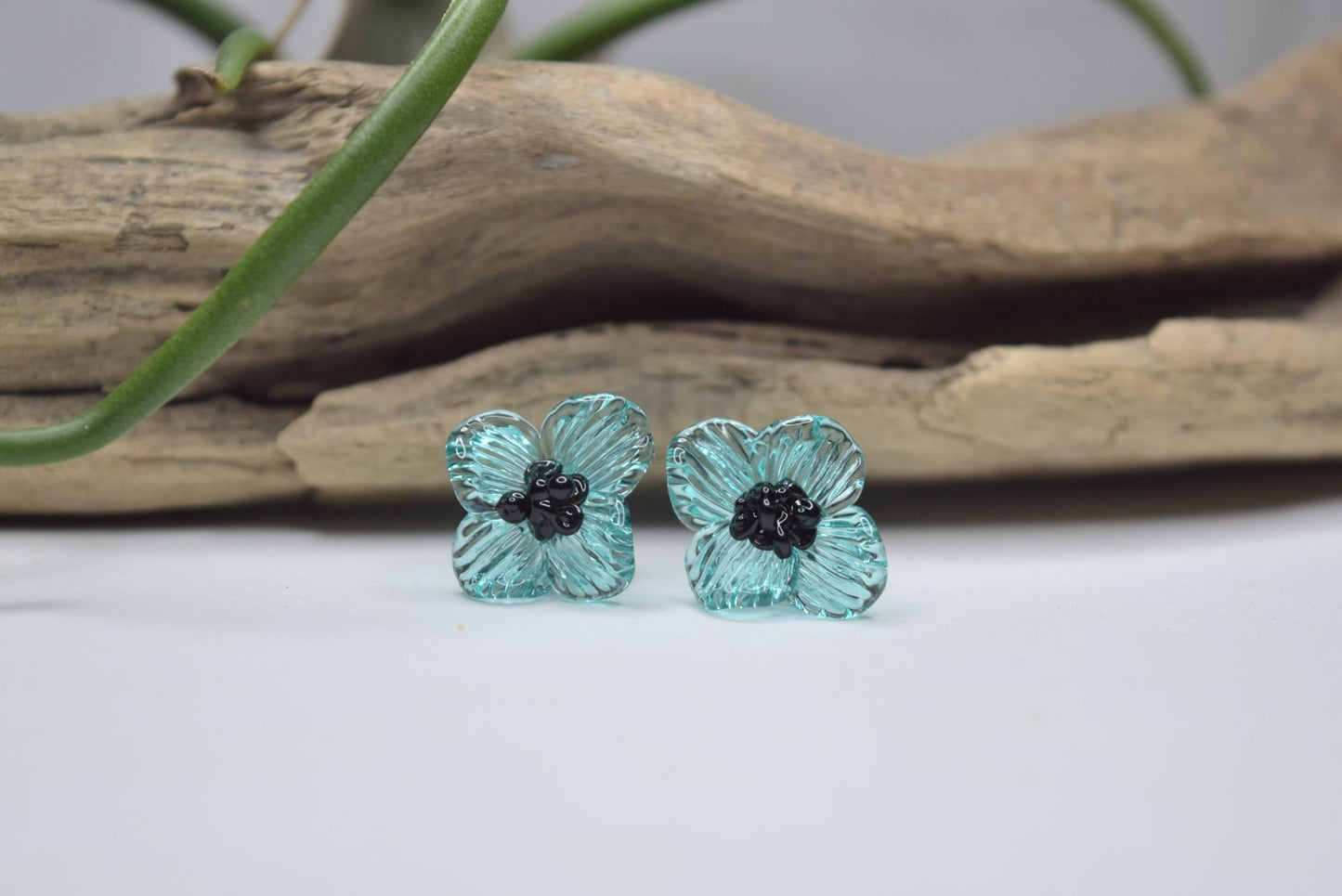 Boucles d’oreilles en verre Murano