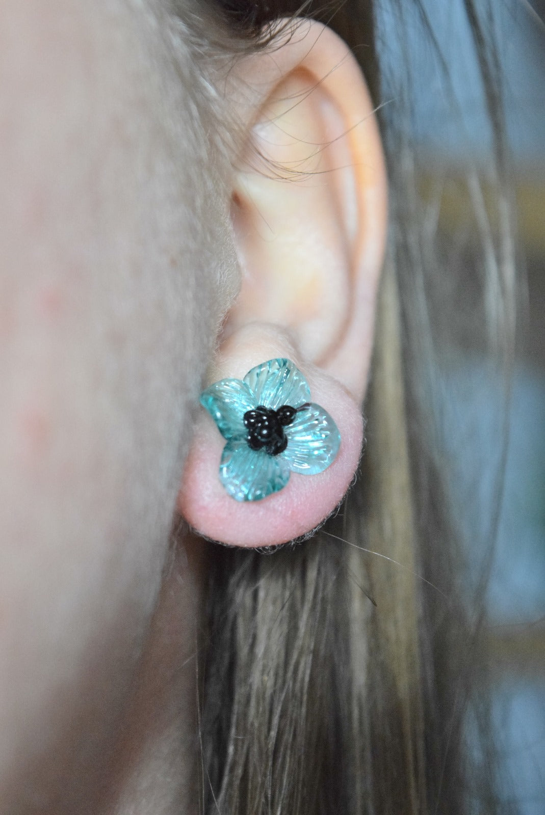 Boucles d’oreilles en verre Murano