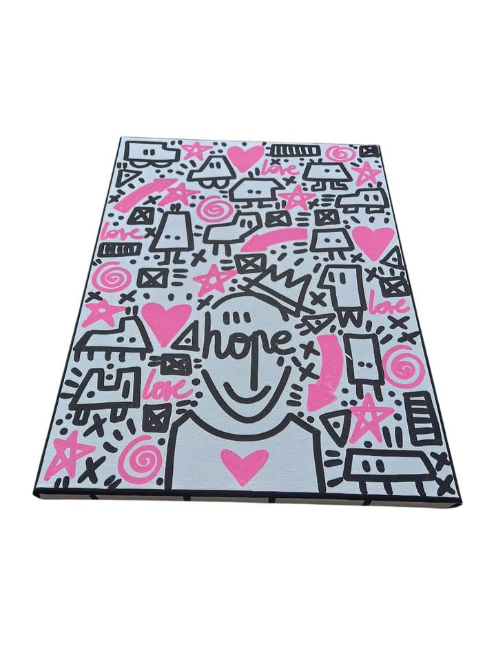 Mr. Hope king Heart pink