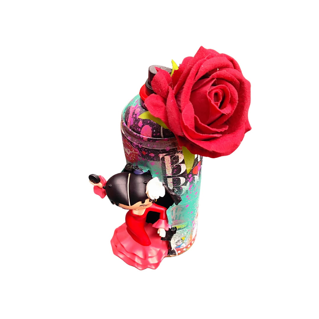 Bombe artisanale « Betty Boop Flamenco 3 🌹 »