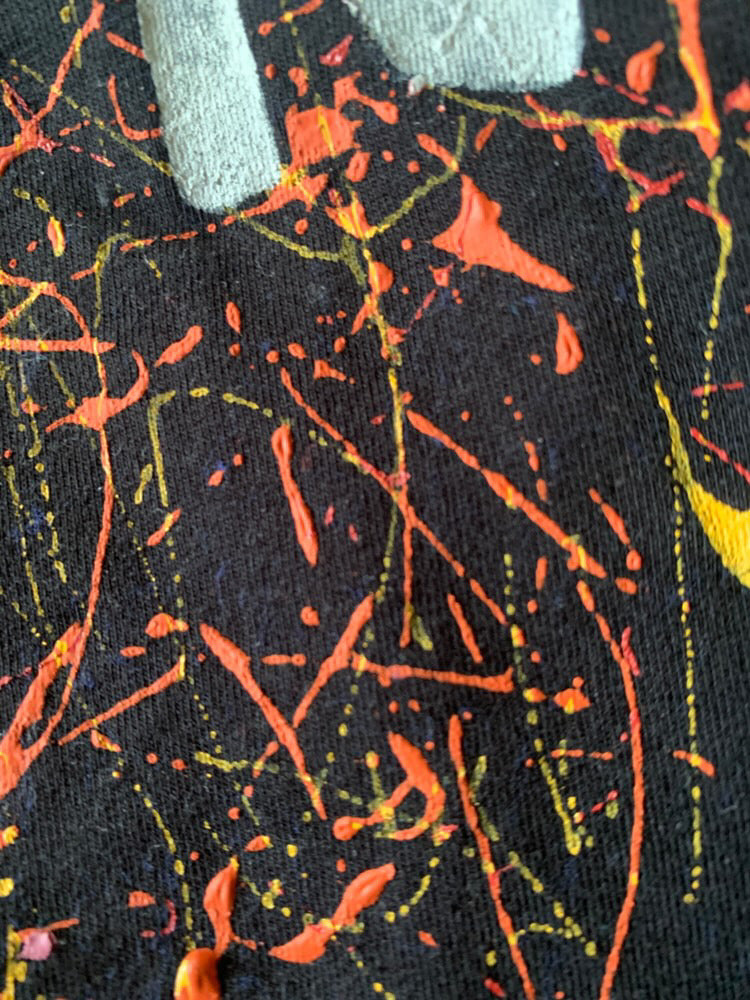 Tee-shirt Unique Peint à la Main