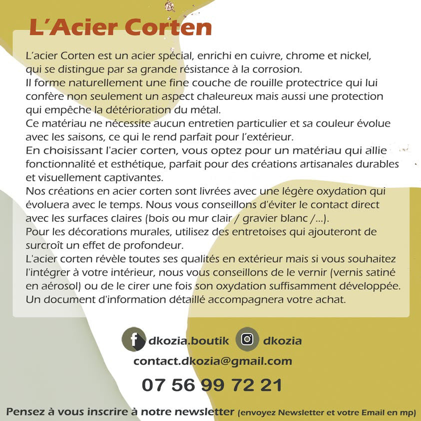 Le Chat dans la Lune - Suspension en métal découpé