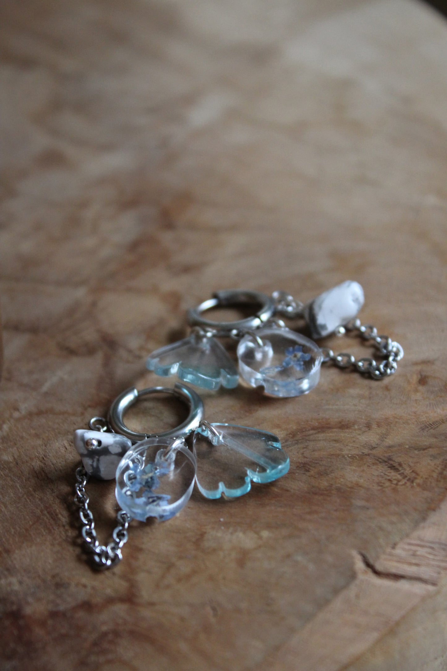 Boucles d'oreilles artisanales élégantes et naturelles