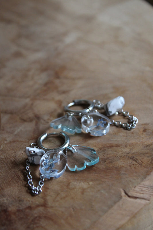 Boucles d'oreilles artisanales élégantes et naturelles