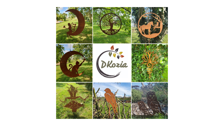 DKozia – Créations artisanales en métal pour maison et jardin