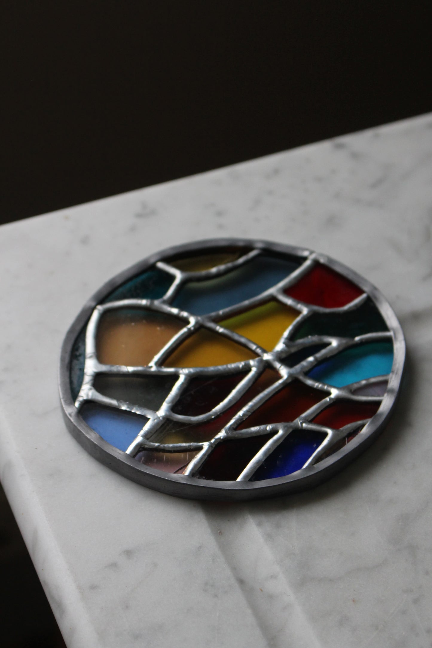 Suspension vitrail Tiffany