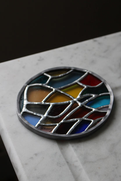 Suspension vitrail Tiffany