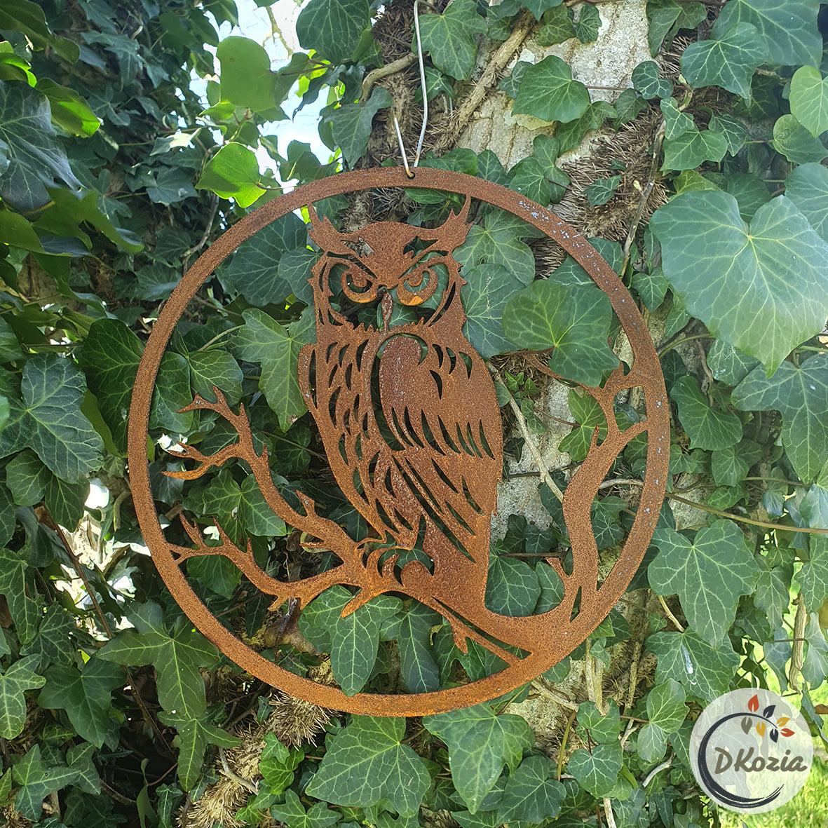 Archimède le Hibou : Sentinelle en Acier Corten