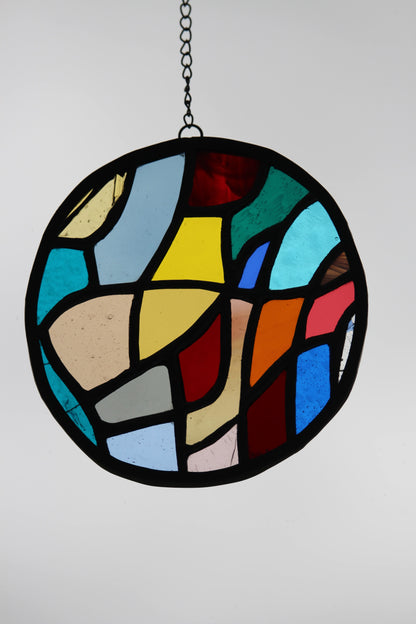 Suspension vitrail Tiffany