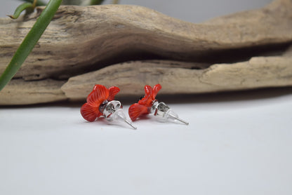 Boucles d’oreilles en verre Murano