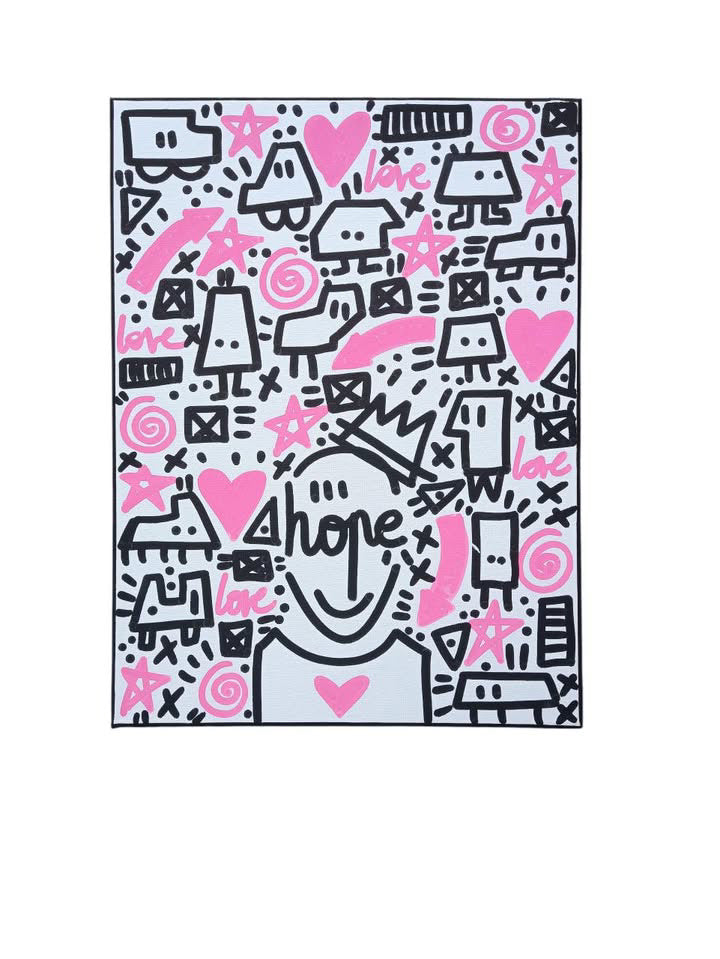 Mr. Hope king Heart pink