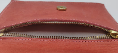 Portefeuille artisanal en cuir