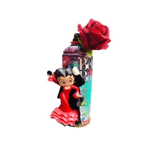 Bombe artisanale « Betty Boop Flamenco 3 🌹 »
